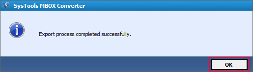 Process Completed Message
