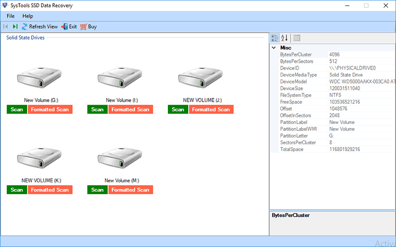 recover formatted data from ssd