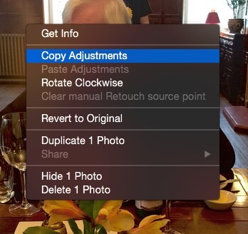 copy adjustments