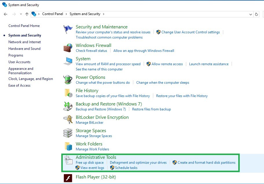 administrative tools
